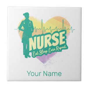 Krankenpflegeschule für Vintagen Abschluss Fliese