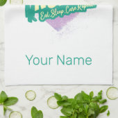 Krankenpflegeschule für Vintagen Abschluss Geschirrtuch (Gefaltet)