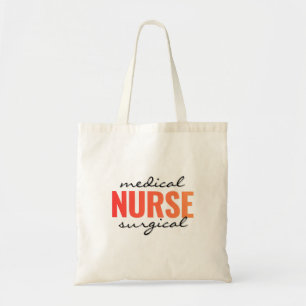 Krankenpflegeschwester Med Chir Bold Typography Tragetasche