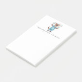 Krankenpflegeset Notepad mit Niedlichem Cat Holdin Post-it Klebezettel (angewinkelt)