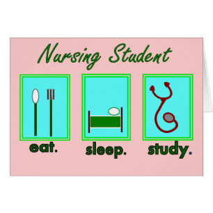 Krankenpflegestudent essen Schlafstudie