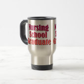 Krankenpflegestudium Reisebecher (Vorderseite Links)