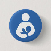 Krankenpflegesymbol 1 1/4-Zoll-Knopf Button (Vorderseite)