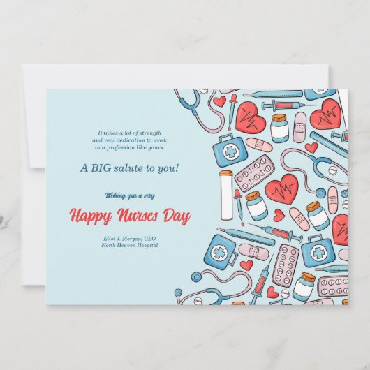 Krankenpflegesysteme - Happy-Day Card Einladung (Vorderseite)
