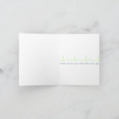 Krankenpflegesysteme Vielen Dank - Blau Dankeskarte (Innenseite)