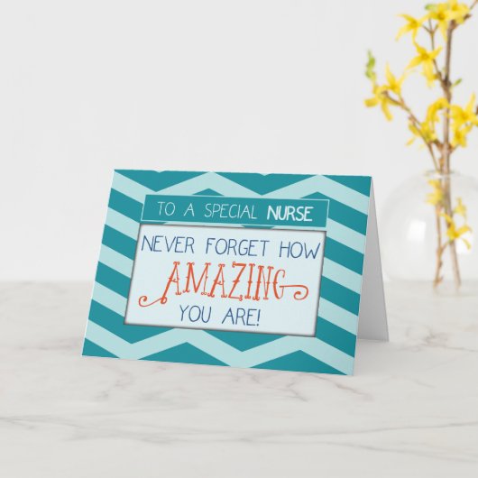 Krankenpflegetag, Phantastisch mit Aquamarinen Zic Karte (Gelbe Blume)