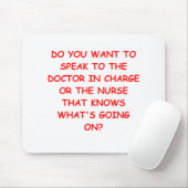 Krankenpflegewitz Mousepad (Mit Mouse)