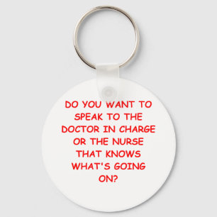 Krankenpflegewitz Schlüsselanhänger