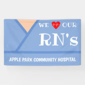 Krankenpflegewoche Dankeschön Eingetragene Kranken Banner (Horizontal)