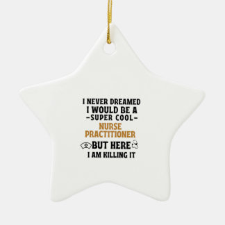 KRANKENPRAKTIKER KERAMIK ORNAMENT