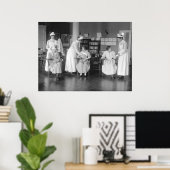 Krankenschule, Anfang der 1900er Poster (Heimbüro)