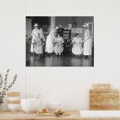 Krankenschule, Anfang der 1900er Poster (Küche)