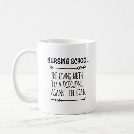 Krankenschule Kaffeetasse (Links)
