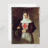 Krankenschwester, 1886 postkarte (Vorne/Hinten)