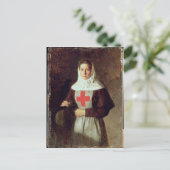 Krankenschwester, 1886 postkarte (Stehend Vorderseite)