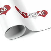 Krankenschwester #1 geschenkpapier (Rolleneckpunkt)