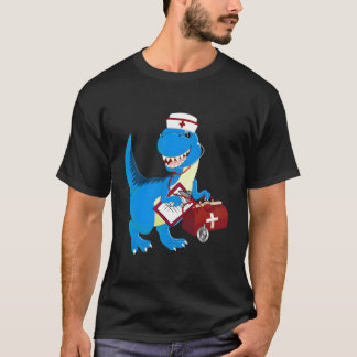Krankenschwester 365 Dinosaurier Nurse T-Shirt