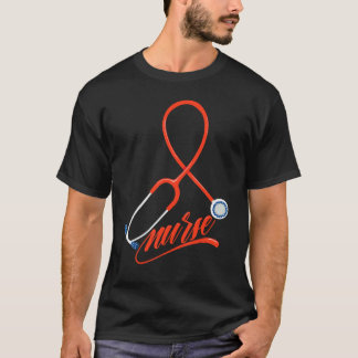 Krankenschwester 4. Juli Patriotische Flagge Groov T-Shirt