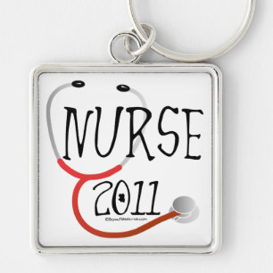 Krankenschwester-Abschluss 2011 Schlüsselanhänger