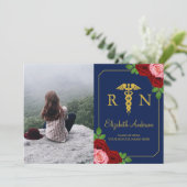 Krankenschwester-Abschluss Ankündigung (Stehend Vorderseite)