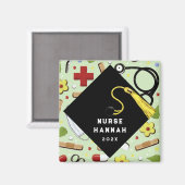 Krankenschwester Abschluss Glückwünsche Magnet (Vorderseite/Rückseite)