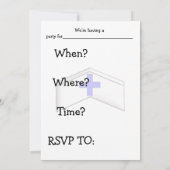 Krankenschwester-Abschluss-Party Einladungen (Rückseite)