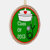 Krankenschwester-Abschluss-Verzierungs-Klasse 2013 Keramikornament (Rechts)