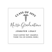 Krankenschwester Abschluss Vielen Dank, Herr Arzt, Gummistempel (Prägung)