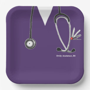 Krankenschwester-Abschlussfeier-Papierteller Pappteller