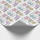 Krankenschwester-Absolvent Geschenkpapier (Ecke)