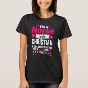 Krankenschwester Absolventin Christlich Coole Kran T-Shirt