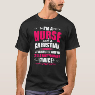 Krankenschwester Absolventin Christlich Coole Kran T-Shirt
