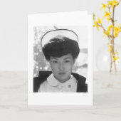 Krankenschwester Aiko Hamaguchi 1943 Karte (Gelbe Blume)