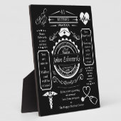 Krankenschwester Altersvorsorge für Chef, lange Di Fotoplatte (Seite)