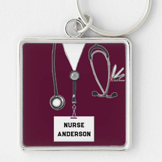 Krankenschwester Andenken Schlüsselanhänger (Vorne)