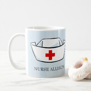 Krankenschwester-Anerkennung addieren Namen Kaffeetasse