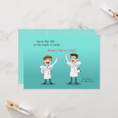 Krankenschwester Angels Tageskarte Karte (Vorderseite/Rückseite Beispiel)