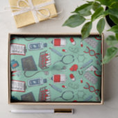 Krankenschwester, Arzt, medizinisches Berufliches Seidenpapier (Geschenk)