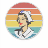 Krankenschwester Aufkleber (Vorderseite)