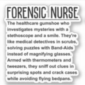Krankenschwester Aufkleber (Vorderseite)