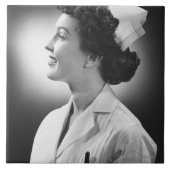 Krankenschwester-Aufstellung Fliese (Vorderseite)