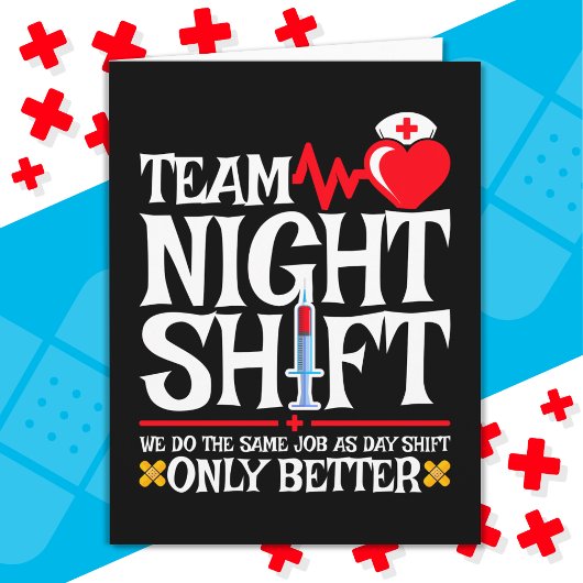 Krankenschwester-Aufwertung Gewitterteam Night Shi Karte