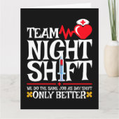 Krankenschwester-Aufwertung Gewitterteam Night Shi Karte (Vorderseite)