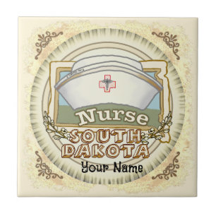 Krankenschwester aus South Dakota Fliese