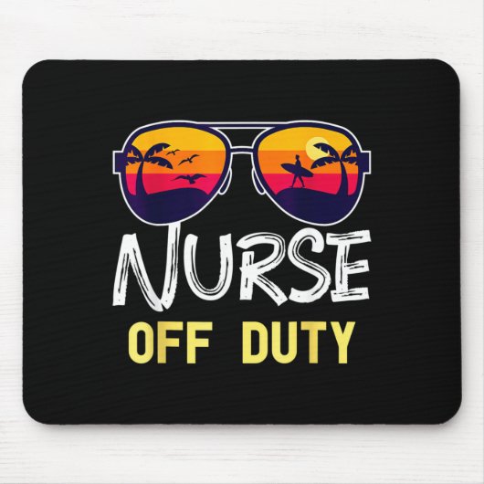 Krankenschwester außer Dienst 2022 Frühlingsferien Mousepad (Vorne)