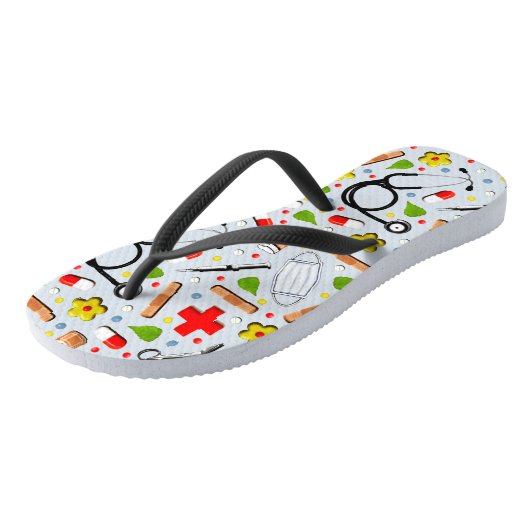 Krankenschwester Badesandalen (Schrägansicht)