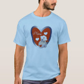 Krankenschwester-Bär mit Herz-T - Shirts und (Vorderseite)