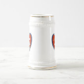 Krankenschwester-Bär mit Herz-T - Shirts und Bierglas (Mittel)