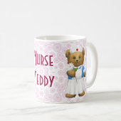 Krankenschwester-Bär - Teddybär Kaffeetasse (VorderseiteRechts)