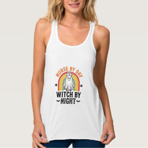 Krankenschwester bei Tag, Hexe bei Nacht, Vintage- Tank Top